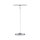 URail Pendel 3-Step-Dim Hildor 850lm 15W 3000K dimmbar 230V Chrom matt