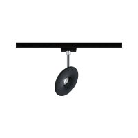 URail Schienenspot Sphere Einzelspot  600lm 7,4W 4000K dimmbar 230V Schwarz matt