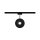URail Schienenspot Sphere Einzelspot  600lm 7,4W 4000K dimmbar 230V Schwarz matt