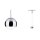 URail Pendel Capsule II   440lm 6,3W 4000K dimmbar 230V Chrom matt, Chrom