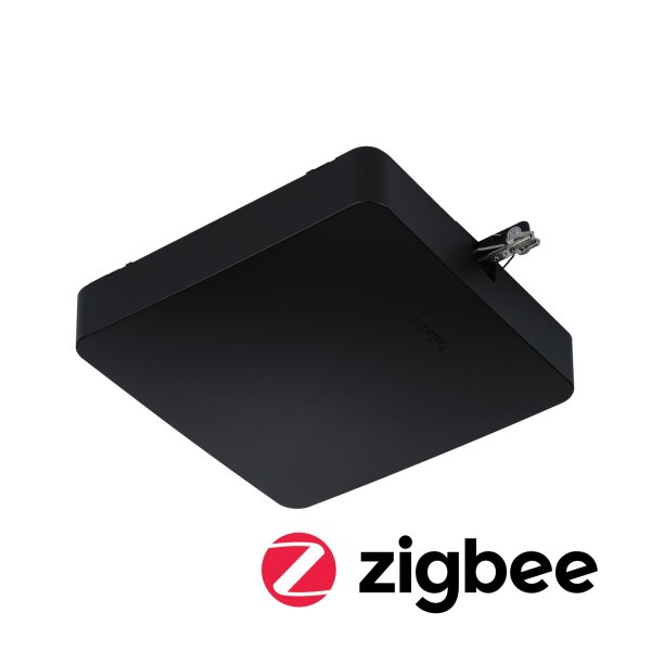 URail Einspeisung Smart Home Zigbee 3.0 Mitte   227x196mm max. 300W Schwarz matt