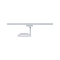 URail Schienenspot Sphere Einzelspot  493lm 7W 2700K dimmbar 230V Weiß, Chrom