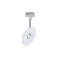 URail Schienenspot Sphere Einzelspot  493lm 7W 2700K dimmbar 230V Weiß, Chrom