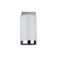 URail Schienenspot Tube Einzelspot GU10  max. 10W  dimmbar 230V Weiß, Chrom matt