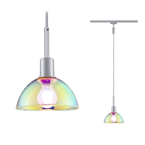 URail Pendel Sarrasani  E14  max. 20W  dimmbar 230V Chrom matt, Dichroic