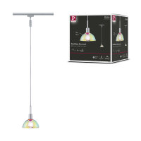 URail Pendel Sarrasani  E14  max. 20W  dimmbar 230V Chrom matt, Dichroic