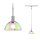 URail Pendel Sarrasani  E14  max. 20W  dimmbar 230V Chrom matt, Dichroic