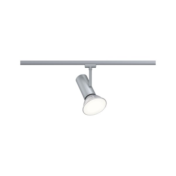 URail Schienenspot Apol Einzelspot E27  max. 50W  dimmbar 230V Chrom