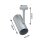 URail Schienenspot Apol Einzelspot E27  max. 50W  dimmbar 230V Chrom