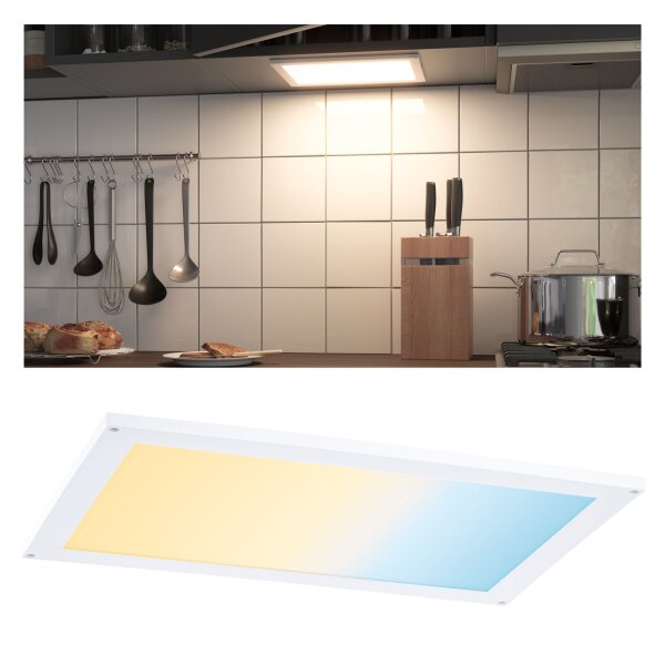 Clever Connect LED Panel Flad Tunable White 6W   Weiß matt