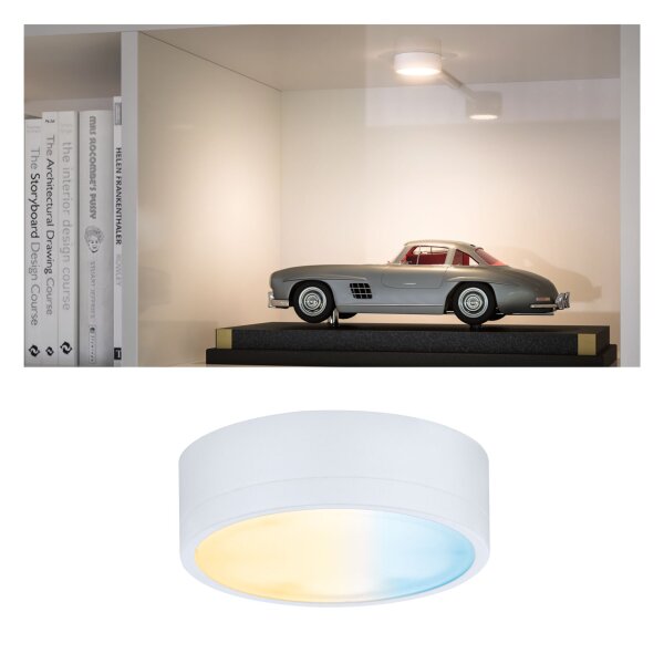 Clever Connect LED Spot Medal Tunable White 2,3W   Weiß matt