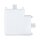 Clever Connect Verbinder Border Eck-Verbinder 50x50mm  Weiß matt