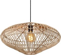 LUCIDE MAGALI - Pendelleuchten - Ø 56 cm - 1xE27 - Helles Holz