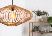 LUCIDE MAGALI - Pendelleuchten - Ø 56 cm - 1xE27 - Helles Holz