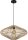 LUCIDE MAGALI - Pendelleuchten - Ø 56 cm - 1xE27 - Helles Holz