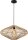 LUCIDE MAGALI - Pendelleuchten - Ø 56 cm - 1xE27 - Helles Holz