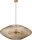 LUCIDE MESH - Pendelleuchten - Ø 85 cm - 3xE27 - Mattes Gold/Messing