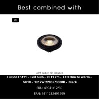 Lucide SENSAS - Stehlampe - 2xGU10 (ES111) -...
