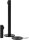 LUCIDE ANTRIM - wiederaufladbare Schreibtischlampe Innen/Außen - Akku/Batterie - LED Dim. - 1x2,2W 2700K - IP54 - Mit kabelloser Ladestation - Schwarz
