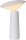 LUCIDE JIVE - wiederaufladbare Tischlampe Innen/Außen - Akku/Batterie - Ø 13,7 cm - LED Dim. - CCT - 1x3W 2800K/6500K - IP44 - Weiß