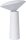 LUCIDE JIVE - wiederaufladbare Tischlampe Innen/Außen - Akku/Batterie - Ø 13,7 cm - LED Dim. - CCT - 1x3W 2800K/6500K - IP44 - Weiß