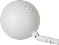 LUCIDE COMET - wiederaufladbare Stehlampe - Akku/Batterie - LED 3 StepDim - 1x3W 2700K - Weiß