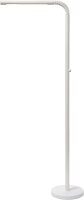LUCIDE GILLY - wiederaufladbare Stehlampe Mit Leselampe - Akku/Batterie - LED Dim. - 1x6W 2700K - Weiß