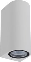 LUCIDE ZARO - Wandstrahler/Wandleuchte Innen/Außen - 2xGU10 - IP44 - Weiß