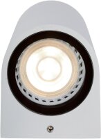 LUCIDE ZARO - Wandstrahler/Wandleuchte Innen/Außen - 2xGU10 - IP44 - Weiß
