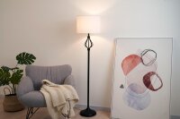 Paulmann Pauleen Stehleuchte Grand Beauty 150cm Schwarz max. 20W E27 mit Schalter