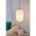 Pendelleuchte Design Deckenlampe Splendid Delight Ø 25cm Glas Weiß Gold  E27