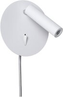 Paulmann Tabari LED Wandleuchte 4W 3000K Warmweiß Weiß/Chrom mit Schalter – Art. 78917