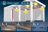 Paulmann Park + Light Bimea LED Außenwandleuchte mit Bewegungsmelder 4,5W 3000K IP65 Schwarz – Art. 94586