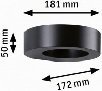 Paulmann Renga LED Außenwandleuchte 5W 3000K IP44 Anthrazit seewasserfest – Art. 94720