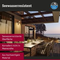 Paulmann Renga LED Außenwandleuchte 5W 3000K IP44 Anthrazit seewasserfest – Art. 94720