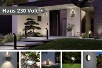 Paulmann Renga LED Außenwandleuchte 5W 3000K IP44 Anthrazit seewasserfest – Art. 94720