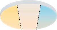 Paulmann Velora LED Panel rund Ø300 mm 13W WhiteSwitch 3000K–4000K–6500K Weiß Deckenleuchte – Art. 79892
