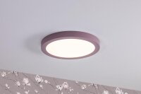 Paulmann Abia LED Panel rund Ø300 mm 22W 2700K Pastell-Violett Deckenleuchte ultraflach – Art. 70989