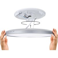 Paulmann Auria LED Panel Schwarz 420x420mm 22W 2200lm...