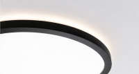 Paulmann Auria LED Deckenleuchte Backlight Ø293 mm 16W 1600lm 3000K Schwarz