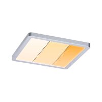 Paulmann VariFit LED-Einbaupanel Areo eckig 175mm 13W Dim to Warm Chrom matt