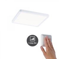 Paulmann Areo VariFit LED Einbaupanel 13W 1200lm 4000K IP44 3-Step-Dim Weiß Eckig 93059