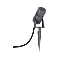 Paulmann LED-Gartenstrahler Radon 11W 650lm 3000K IP65 Grau