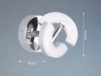 Fischer & Honsel LED-Wandleuchte Donut 5,5W 420lm...
