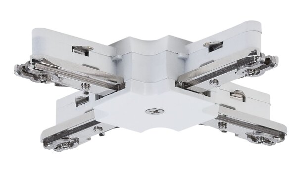 Paulmann URail Schienensystem Light&Easy X-Verbinder max.1000W Weiß 230V Metall/Kunststoff
