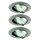 Paulmann Premium Einbauleuchten Set RGB Wellness LED 3x3W 30VA 230V 83mm Chrom matt/Alu Zink