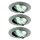 Paulmann Premium Einbauleuchten Set RGB Wellness LED 3x3W 30VA 230V 83mm Chrom matt/Alu Zink