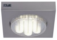 Aufbauleuchte GX53 230V Eisen gebürstet