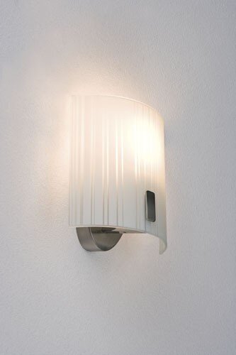 Paulmann LED Wandlampe inkl. 4W LED Kerze Glas Wandleuchte warmweiß