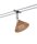 Paulmann Seil- und Schienensystem CombiEasy Spot Co lumenar 1x35W GU4 Chrom/Orange satiniert 12V Metall